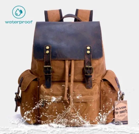 mochilas vintage resistentes al agua baratas